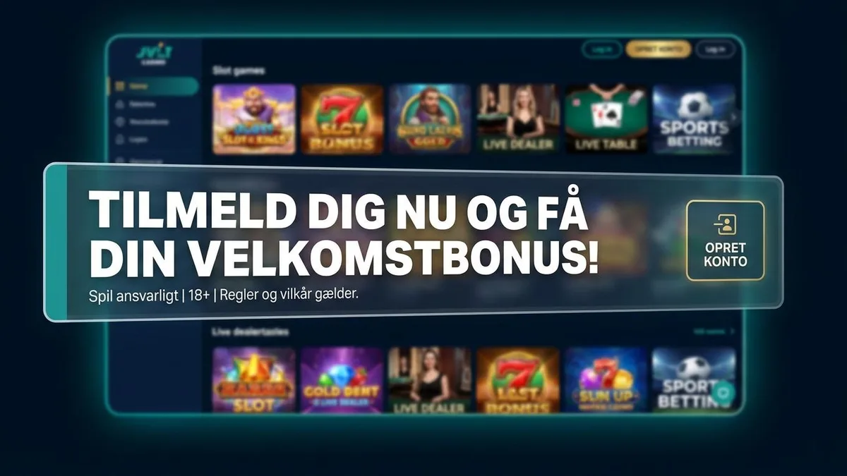 Tilmeld dig med bonus